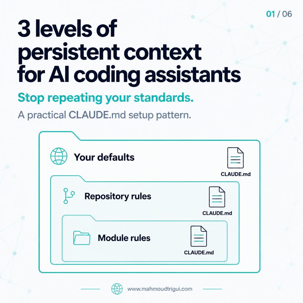AI coding assistant and persistent project instructions — slide 1
