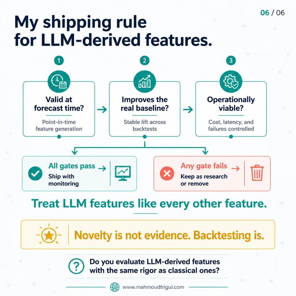 A better metric is not enough - check cost, latency, stability, and failure handling